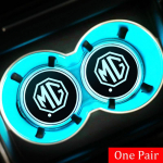 2pcs Multicolor Car LED light Water Coaster Mat Cup Holder For MG Morris Garages MG 3 5 6 7 ZS EV HS GS GT TF ZR eZS
