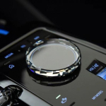 Crystal Multi-Media Control Knob Trim Replacement For BMW 5 7 i5 G60 G70 24 25 gray