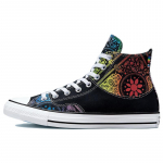 Converse Chuck Taylor All Star Pride Vabaaja ja mitmek&uuml;lgsed k&otilde;rged espadrillid Unisex Must & Roheline 35