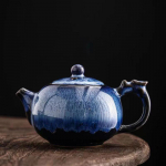 Loov Tianmu glasuuriga kraanik&auml;epide, teekann teele, teekannud, teekomplekt, Pueri teekann ja tassikomplekt, kuumutatud veekeetja, Hiina kruus, savi