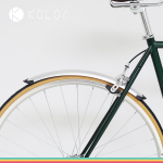 1 komplekt H&otilde;bedased jalgratta eesmised tagumised poritiivad Retro Bike 700C 23C 25C porikaitse tiib maantee jalgratta poritiib silver 1 set