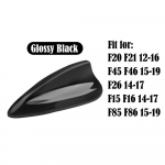 ABS Auto Haiuime Antenni Katte Trimm BMW F20 F21 F45 F46 F48 F49 F15 F16 F26 F85 F86 Jaoks Raadiosignaali Aluse Kleebis S&uuml;sinikkiud Glossy Black