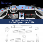 Volkswagen Tiguan L Pro VW 2024 2025 jaoks TPU kaitsekile L&auml;bipaistev Sisekeskkonsooli k&auml;igukangi paneeli kriimustusvastased tarvikud for Tiguan L Pro