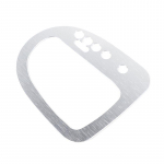 For SEAT Leon MK2 2008-2012 rear quarter window decals - honeycomb design Trim Sticker Car Accessories h&otilde;be