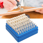 of Rotary Tool Grinding Attachments - 100 Pieces Wool Felt Grind Head
