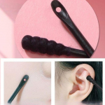 gracienorm - Disposable Plastic Cotton Swab Black