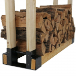 Kamin, k&uuml;ttepuude rest, k&uuml;ttepuude hoiuriiul, sepistatud rauast k&uuml;ttepuude hoiuriiul, puidu ladustamisrest one size must
