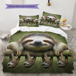 Rebase ja laisiku mustriga voodipesu tekkikomplekt Tekikate padjap&uuml;&uuml;r Kodu kaunistus kingitus (1 * tekikott + 2 * padjap&uuml;&uuml;ri, ilma s&uuml;damikuta) 135x200cm gray