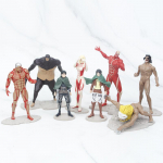 8tk R&uuml;nnak Titanile Anime Kujud Soomustatud Kolossaalne Titan PVC Tegevuskuju Kollektsioonimudel Lauapealne Kaunistus M&auml;nguasi Kingitused