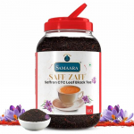 JIVVIJ SAMAARA safranitee 250g | Maitsestatud CTC Assam musta lehe tee | Kesar Chai Patti pulber | Saff Zaff purk 250GM