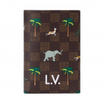 Louis Vuitton X The Darjeeling Limited Koost&ouml;&ouml; Klassikaline Ruuduline Damier Heritage Kaetud L&otilde;uend Passihoidja Meeste aksessuaarid Pruun N40872 Gift Set(Basic Set+Box+Shopping Bag)