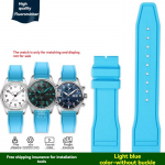20mm 21mm 22mm Fluorkaut&scaron;ukist Kellarihm IWC Kiirvabastusega Pilot AMG Petronas F1 Meeskonna jaoks Veekindel Spordik&auml;ev&otilde;ru Kellarihm 20mm