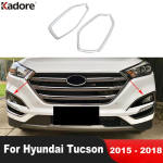 Hyundai Tucson 2015 2016 2017 2018 jaoks Kroomitud Esipamperi Udutulede Lambi Liist Udutulede Vormimise Kaunistusliistud Autotarvikud gray