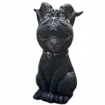 1tk Magic Cat Creative Resin Ornament V&auml;ike must kass skulptuur ornament Halloweeni kaunistus Ornament Devil Cat