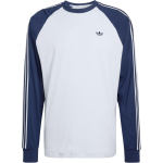Adidas Originals Britcore Cali kootud &uuml;mmarguse kaelusega lahtine pikkade varrukatega T-s&auml;rk Meeste pealisr&otilde;ivad KV4447 2XL gray