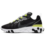 Nike React Element 55 naiste vabaajajalatsid CN3591-001 (must/lemon/venom) 35.5