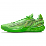 Anta Zap 3 Cushioning, Wear Resistant Low top Front Fork Carbon Plate Basketball Shoes Men's Green Gold 912531110Q-5 41