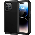 Tugevast alumiiniumist metallkate iPhone 16 15 14 13 12 11 ProMaxile P&otilde;rutuskindel Gorilla Glass metall&uuml;mbris iPhone XS Max XR 7 8 jaoks For iPhone 16 Plus must