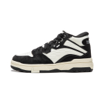 Li Ning Wave MID FLEECE Thermal Slip Resistant Mid top Skateboard Shoes Unisex Black White AGCV381-3 43 white