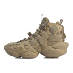 Li Ning 2019 New York Fashion Week Runway Styles Slip Resistant Abrasion Resistant High top Vintage Basketball Shoes AGBP091-1 41