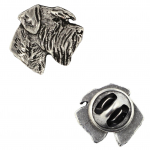 Schnauzer I - Dog brooch in a gift box, elegant pin, lapel pin for Art-Dog brand jacket h&otilde;be