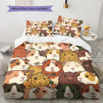 merisiga Muster Voodipesu Tekikott Komplekt Tekikoti Kate Padjap&uuml;&uuml;r Kodu Kaunistus S&uuml;nnip&auml;eva Kingitus (1 * tekikott + 2 * padjap&uuml;&uuml;ri, ilma s&uuml;damikuta) 135x200cm