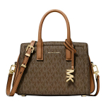 Michael Kors Laila Kuldne Logotr&uuml;kiga Kunstnahast Minikott Naiste k&auml;ekotid Tammepruun 32F5G9IC0B-BRN Shopping Bag Set(Basic Set+Shopping Bag)