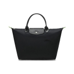 Longchamp Le Pliage Green Kokkupandav Suure Mahutavusega &Uuml;hev&auml;rviline L&otilde;uend Pelmeeni T&otilde;stekott Keskmine Naiste T&otilde;stekotid Must 1623919001 Basic Set (Bag)