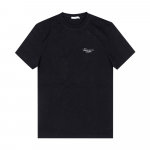 Givenchy meeste l&uuml;hikeste varrukatega T-s&auml;rk tr&uuml;kitud logo Bm71nk3ysa 001 BM71NK3YSA 001 (S)