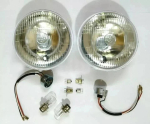 2 Lucas 7 12V vana mudeli esitulede komplekt sobib Land Rover 1 2 2a MG gray