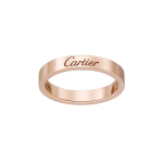 Cartier C De Klassikaline T&auml;ht Pulma 18K Kuld S&otilde;rmus Unisex s&otilde;rmused Roosa Kuld B4087200 Box+Shopping Bag,54,Warranty Not Included