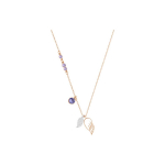 Swarovski Duo S&uuml;mboliline Seeria Lilla Ingeltiibade Kaelakee Roosa Kulla Toon Naiste kaelakee 5535523 Box+Shopping Bag