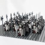 Uus 21 tk Solider Uruk Hai Mini Armee Kujukest lor008 lor022 Koos Kukkumiskoletise Kilbi M&otilde;&otilde;ga Vibuga Odaga Relvade Laste M&auml;nguasjad