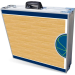 8-jala kokkupandav kaasaskantav pongilaud valikuliste joogitopsi aukude ja LED-valgustusega sise- ja v&auml;listingimustes meelelahutuseks Ideaalne koduseks m&auml;ngutoaks United States