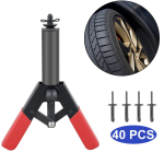 Plastneedip&uuml;stoli komplekt Multifunktsionaalne pol&uuml;needip&uuml;stol Kiirkinnitus Uksepaneelide ja Autode Siseviimistluse Kinnitamiseks 40 t&uuml;kki POM-neete 12cm x 16cm