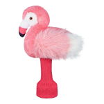 Golfiklubi pea kate Roosa flamingokuju PU tekstuuriga Golfiputteri kott Sobib lihtsaks paigutamiseks ja pea ohutuse tagamiseks 1