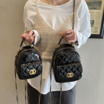 Rombi kujuline kettidega seljakott naiste mood ni&scaron;idisain vabaaja korea versioon &otilde;pilase ostlemine kerge mini reisiseljakott Small style must