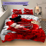 3 tk Arsenal Football Clubi embleemiga kodune voodipesukomplekt-Universaalne kolmeosaline komplekt magamistuppa, k&uuml;lalistuppa, elutuppa, hotelli-T&auml;iuslik kingitus Fa jaoks 135x200cm