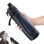 Fjbottle 750ml roostevabast terasest pihustiga veepudel, kaasaskantav, lekkekindel pihustiga veetass, vastupidav, BPA-vaba 750ml sinine