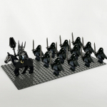 13tk/partii Tume Kuningas Sauron Angmar Orkidest ja Uruk Hai Elfi Vibumehed Armee Minifiguurid Relvadega Ehitusklotsid M&auml;nguasjad