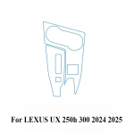 LEXUS UX 250h 300 2025 2024 2023 jaoks Salongi Tarvikud kile l&auml;bipaistev TPU K&auml;igukasti Paneel GPS Keskpaneel PPF Kaitse