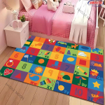 Laste m&auml;ngumatt p&otilde;randale Eriti suured vaibad M&auml;nguaeg Kollektsioon T&auml;hestik, Numbrid, Loomad Hariduslik piirkonnamatt m&auml;ngutuppa 80x120cm