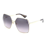 Gucci metallist kalasabamustriga &otilde;&otilde;nes suur ruudukujuline raam P&auml;ikeseprillid Unisex p&auml;ikeseprillid GG0817S-001 Dust Bag+Eyeglass Case (Random Color)
