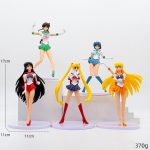 Anime Sailor Moon tegevuskuju mudel Kingitused Kogutavad kujukesed lastele 17cm 5 t&uuml;kki komplektis 17CM