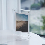 13 v&auml;rvi ujuv pildiraam akr&uuml;&uuml;l neoon l&auml;bipaistev v&auml;rviline dekoratsioon reklaam foto raam laua seinale kinnitatav lauapealne External 11x14cm puhas