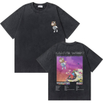 Pestud Vintage Rapper Kanye West L&otilde;petamiskaru Graafiline T-s&auml;rk Meestele Puuvillane T-s&auml;rk Meeste Hip Hop Mood &Uuml;legabariidiline T-s&auml;rk M black