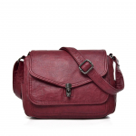 Naiste kott Temperament Pehmest Nahast Populaarne Retro Crossbody Naiste Crossbody kott 25cmx12cmx20cm punane