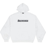 Balenciaga m&uuml;tsidega rebitud dressipluus 'Valge' Meeste 659403TKVB69040 S