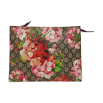 [Kasutatud] GG Blooms Logo L&otilde;uendi ja Nahast Sidurikott Suur - Suurep&auml;rane #1BIYVWP ONE SIZE beige
