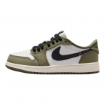Air Jordan 1 Retro Low Medium Olive GS madalad korvpallijalan&otilde;ud oliiviroheline/must/valge unisex HQ6999-200 40